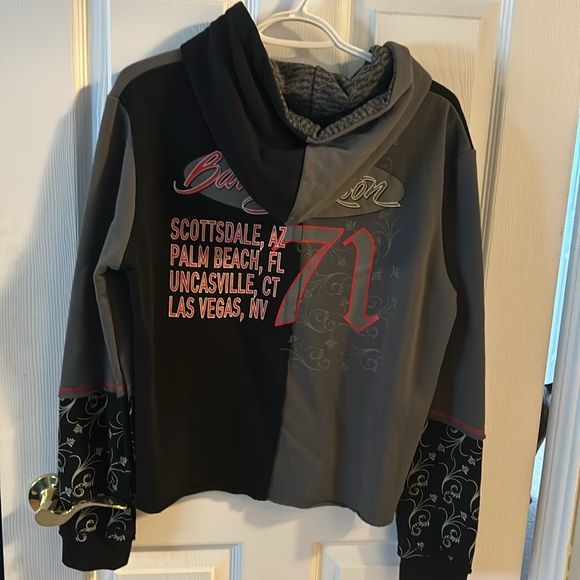 NWT Barrett Jackson crop hoodie paid US - Picture 4 of 4